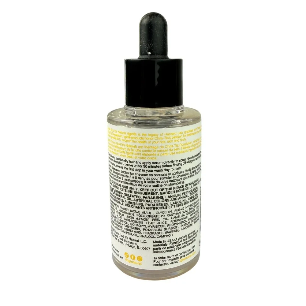 tgin Scalp Serum with Lemon Oil and Niacinamide 1.7 fl oz 50ml New